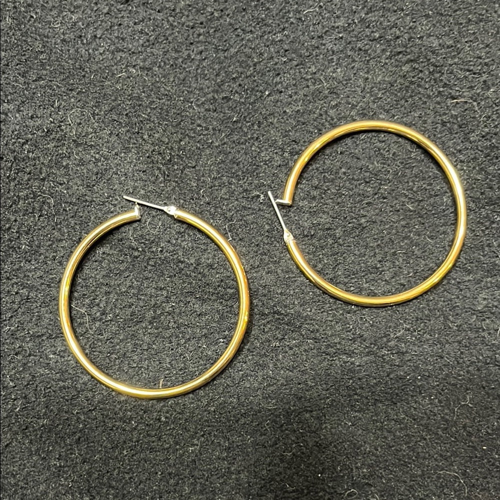 Elegant Gold Hoop Earrings